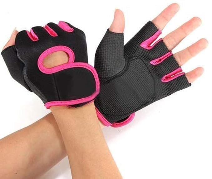 RACE Foam Weight Lifting Gloves for Gym Workout, Crossfit, Weightlifting, Fitness & Cross Training - The Best for Men & Women (Pink)