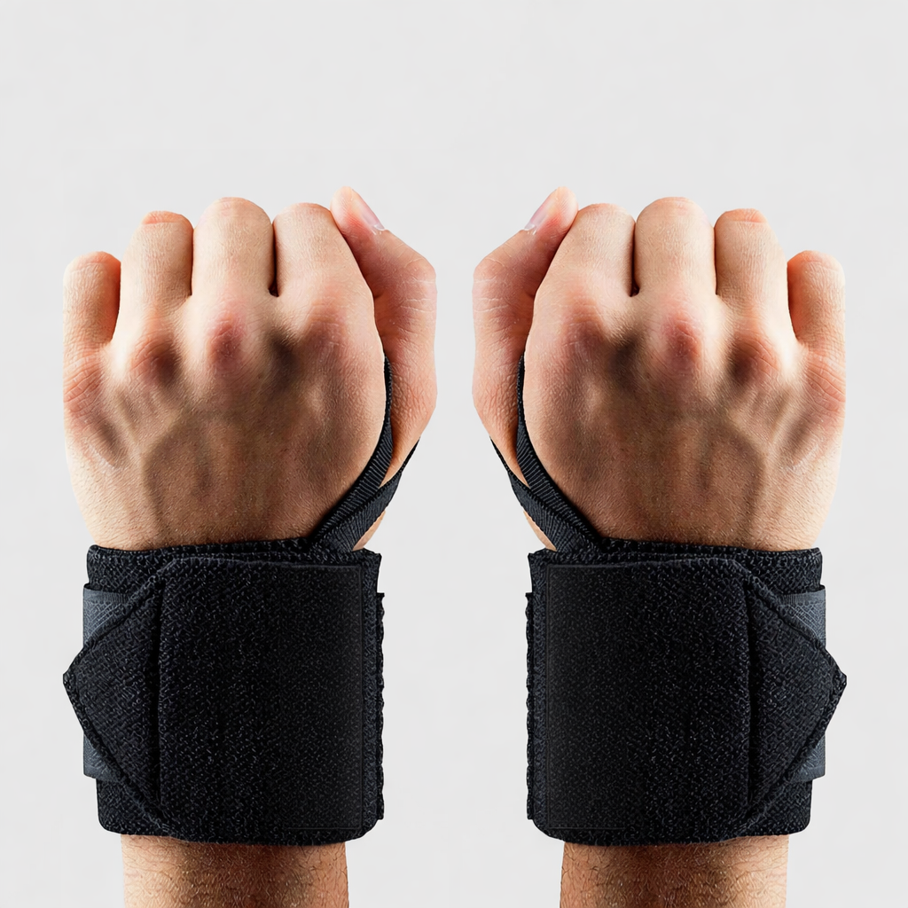 RACE Wrist Support for Gym Wrist Band for Men Gym & Women with Thumb Loop Straps - Wrist Wrap Gym Accessories for Men Hand Grip & Wrist Support Sports Straps for Gym, Weightlifting