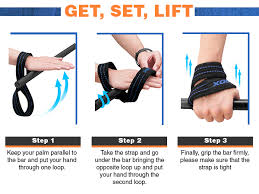 RACE Deadlift Straps For Gym Figure 8 Lifting Straps Gym Straps For Weightlifting Wrist Support For Gym Men With Soft Paddings And Better Grip For Powerlifting, Deadlift, Strength Training